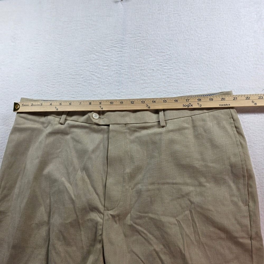 Daniel Cremieux Shorts Mens 42 Khaki Signature Collection Cotton Blend Stretch - Picture 7 of 12